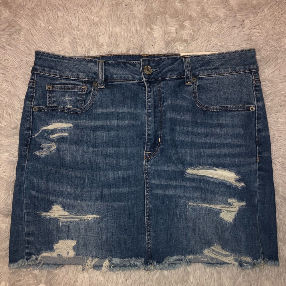 Denim Mini Skirt